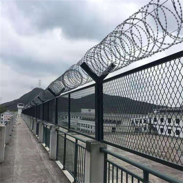 看守所隔離柵欄-巡道防護網圖片3